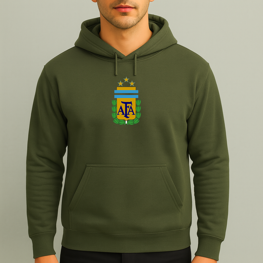 Men's Argentina National Soccer Team Pullover Hoodie