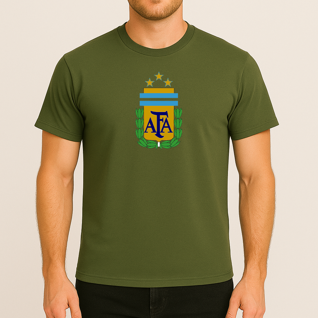 Men's Argentina National Soccer Team Cotton T-Shirt