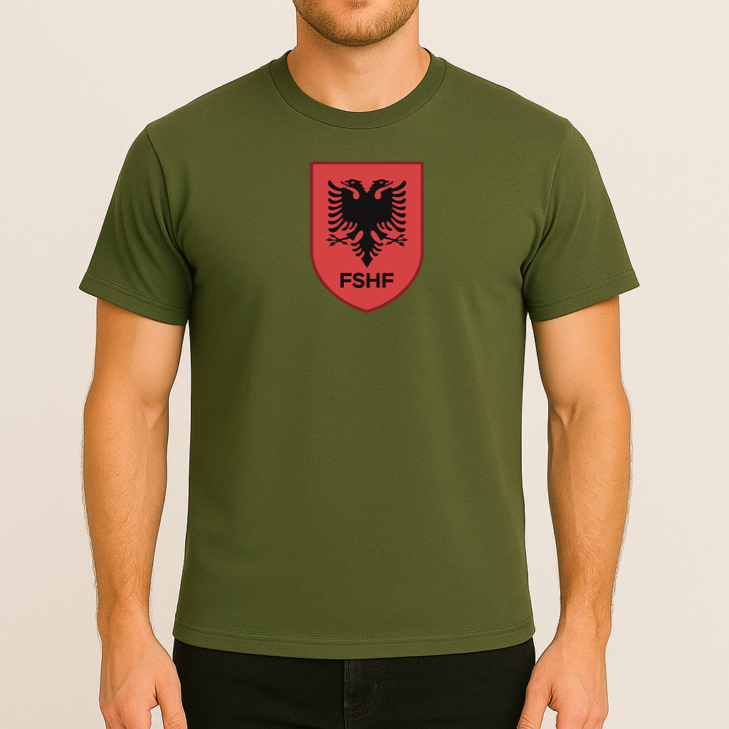 Men's Albania National Soccer Team Cotton T-Shirt