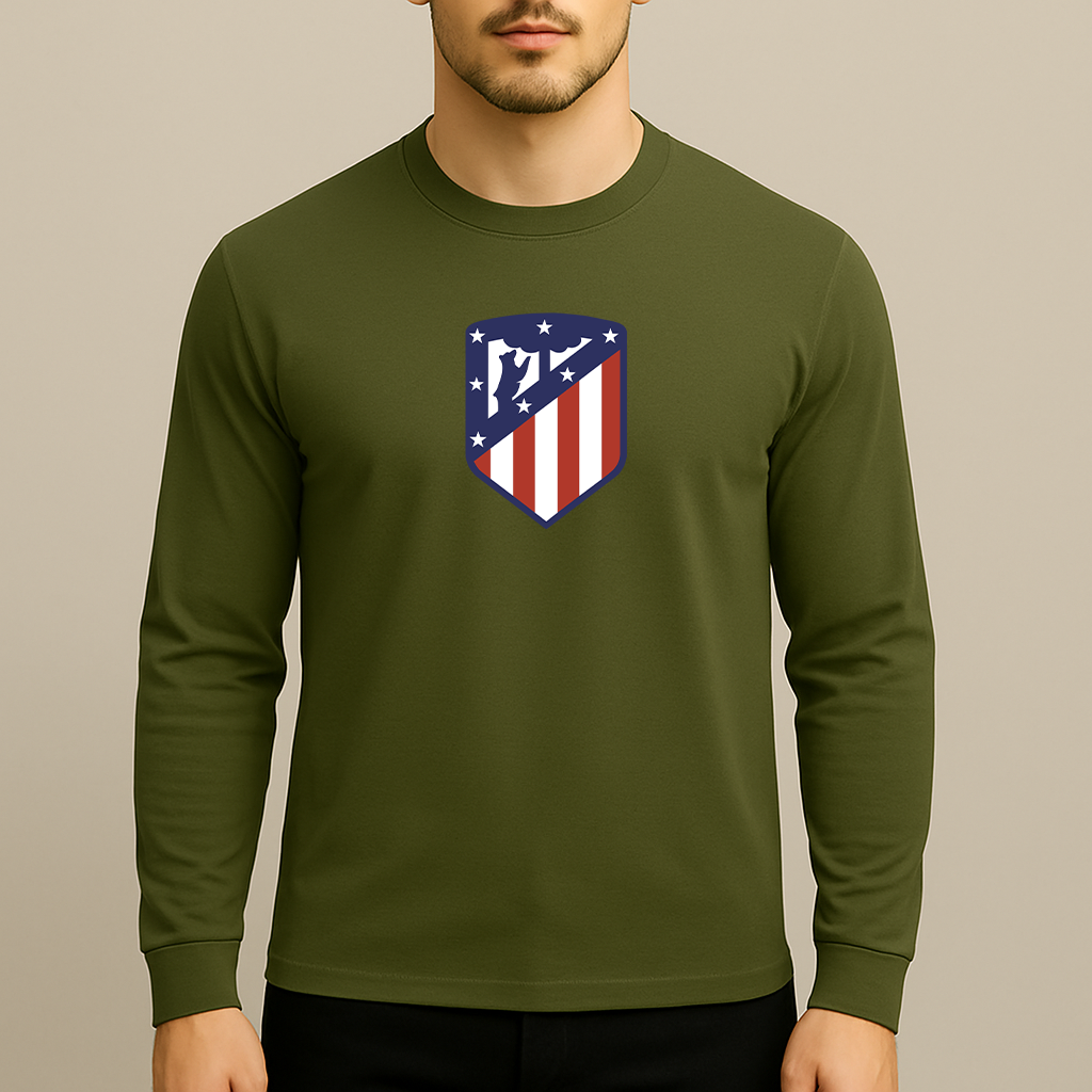 Men's Atletico Madrid FC Long Sleeve T-Shirt