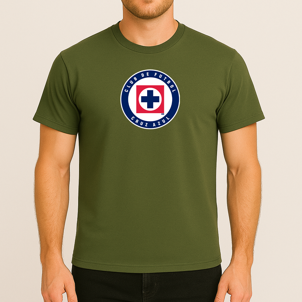 Men's Cruz Azul Football Club Cotton T-Shirt