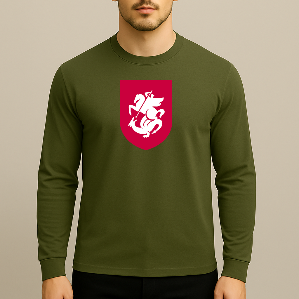Men's Georgia National Soccer Team Long Sleeve T-Shirt