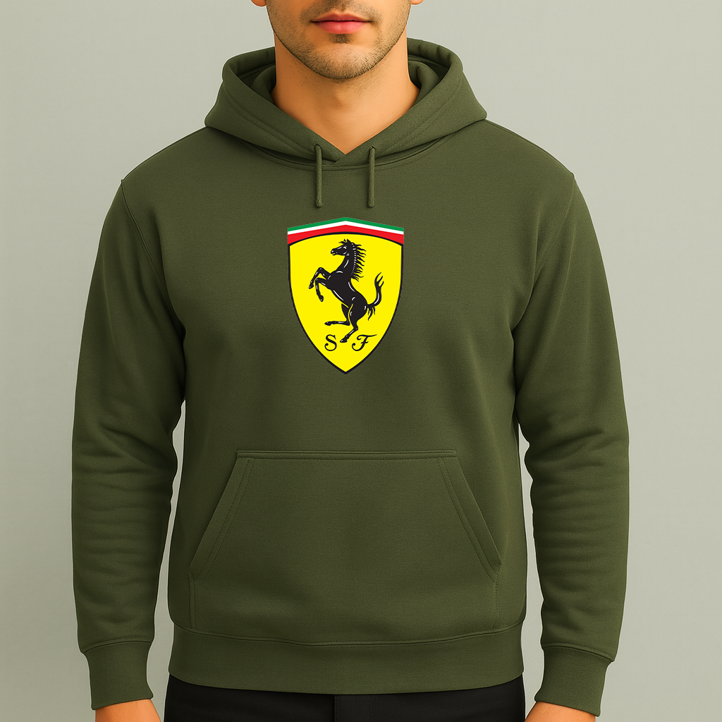 Men’s Ferrari Motorsport Car Pullover Hoodie
