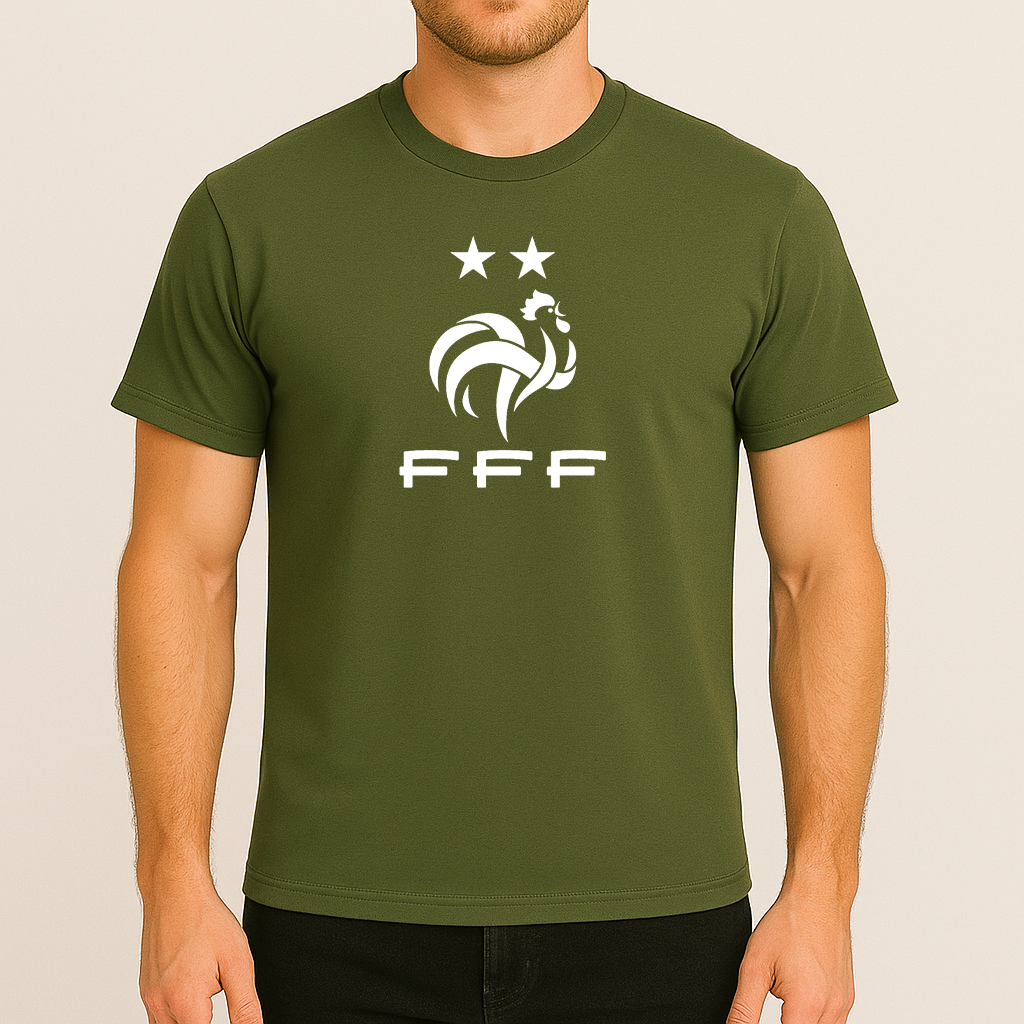 Men's France Soccer Cotton T-Shirt