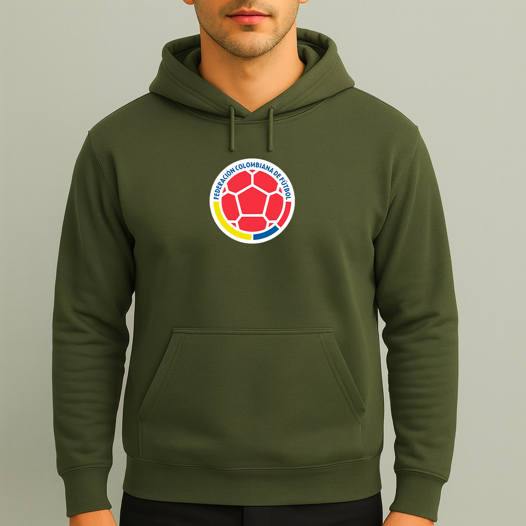 Men's Colombia National Soccer Team Pullover Hoodie