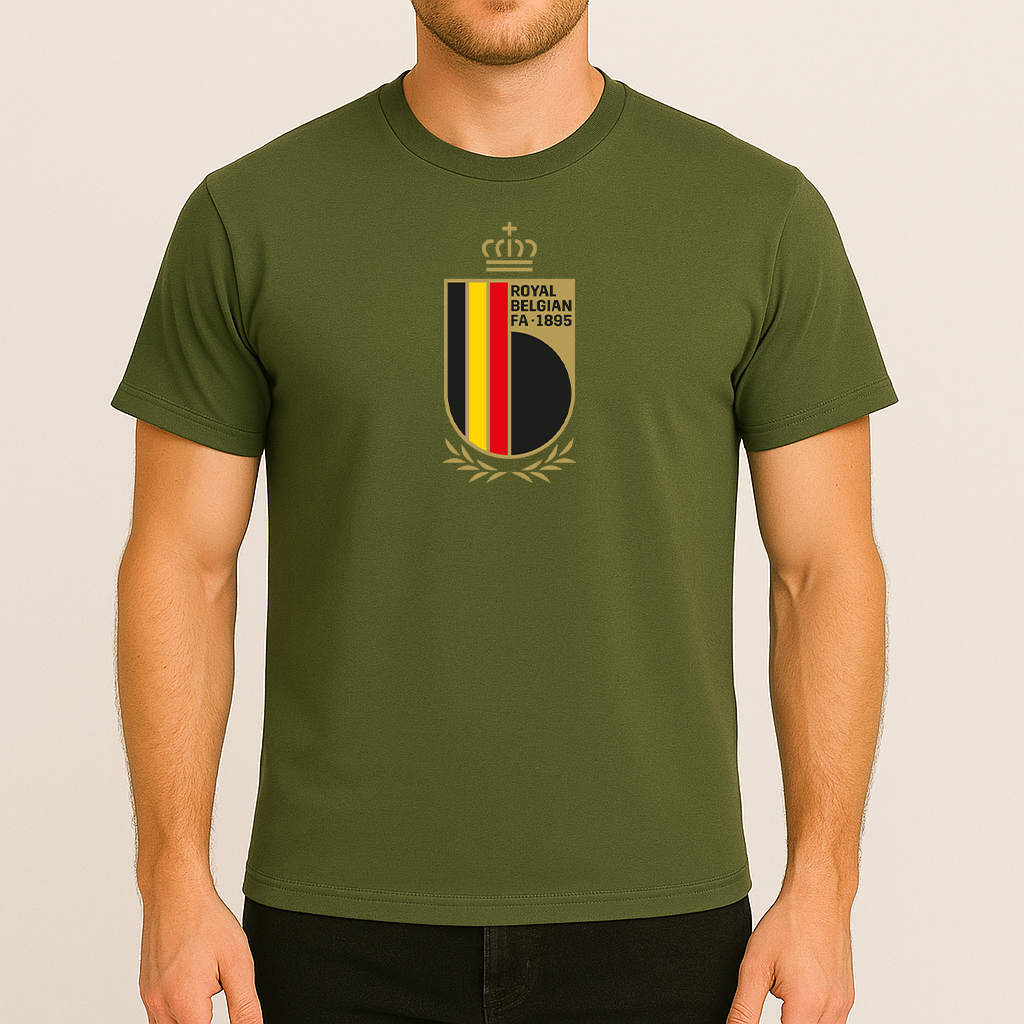 Men's Belgium National Soccer Team Cotton T-Shirt