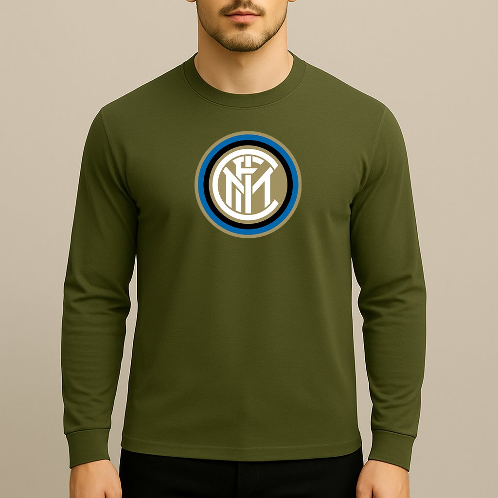 Men's Inter Milan Soccer Long Sleeve T-Shirt