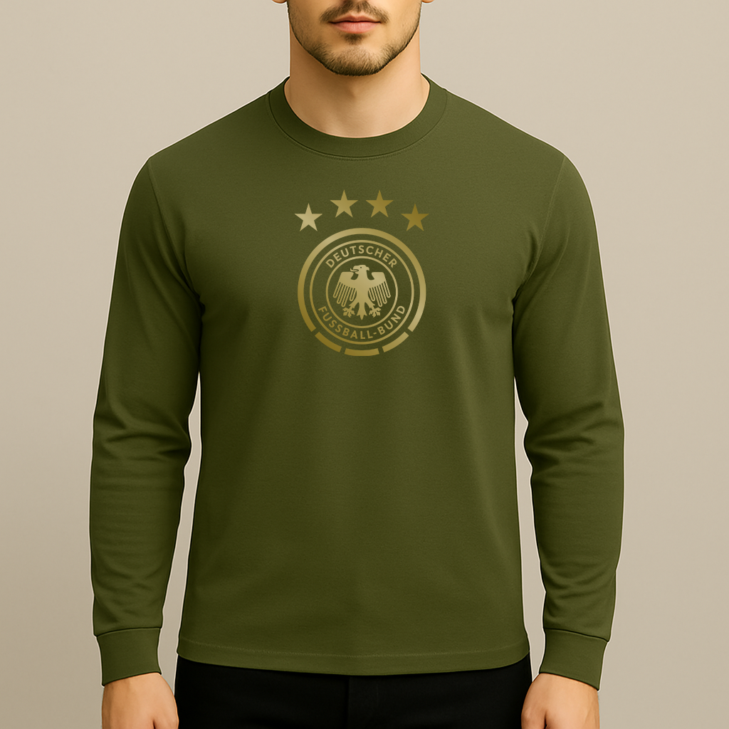 Men's Germany Soccer Long Sleeve T-Shirt