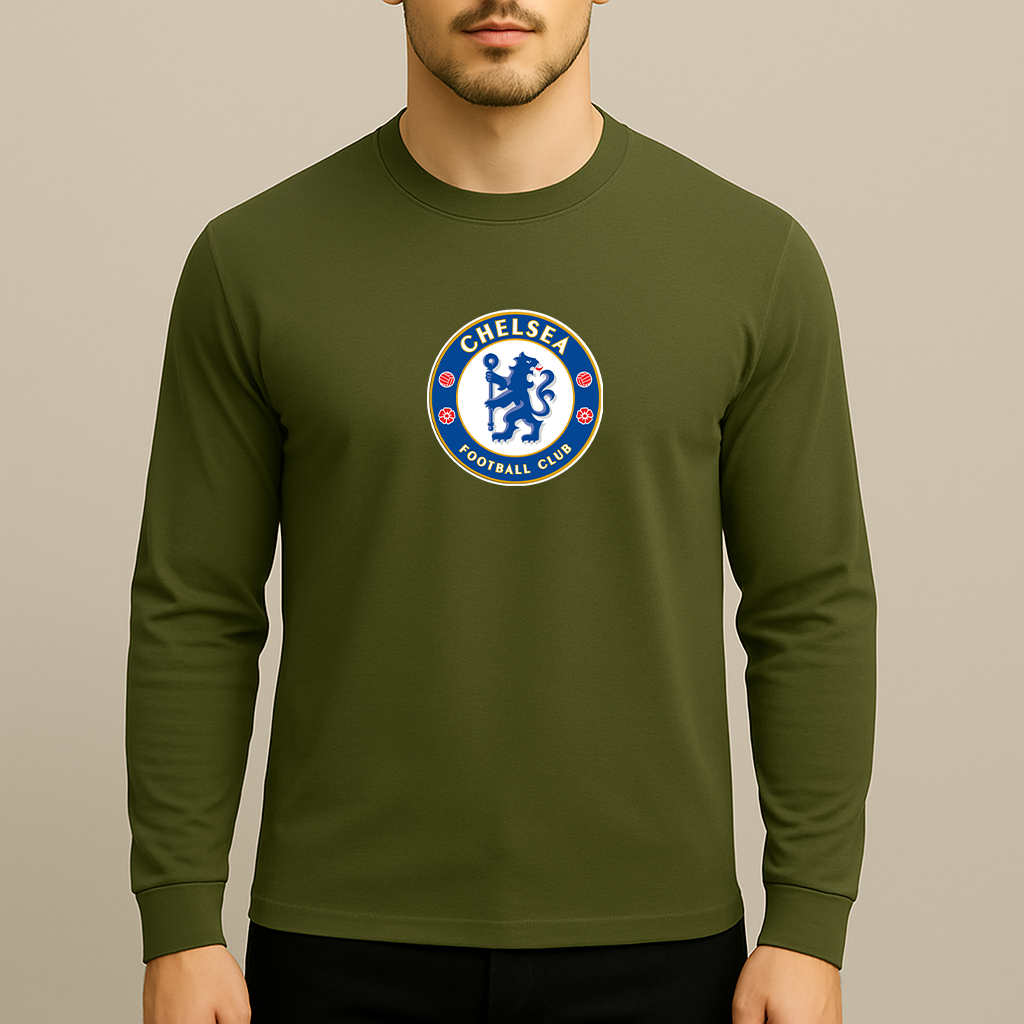 Men's Chelsea Soccer Long Sleeve T-Shirt