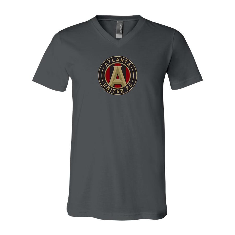 Men’s Atlana United FC - BELLA + CANVAS - Jersey V-Neck Tee - 3005