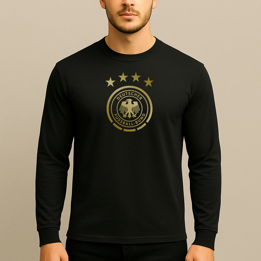 Men's Germany Soccer Long Sleeve T-Shirt