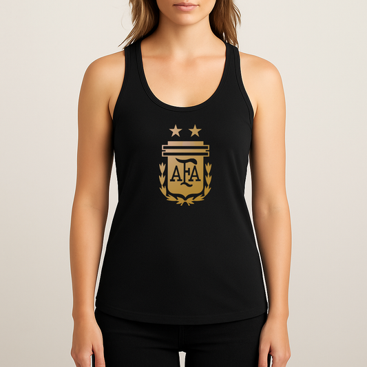 Women's Argentina Soccer Racerback Tank Top