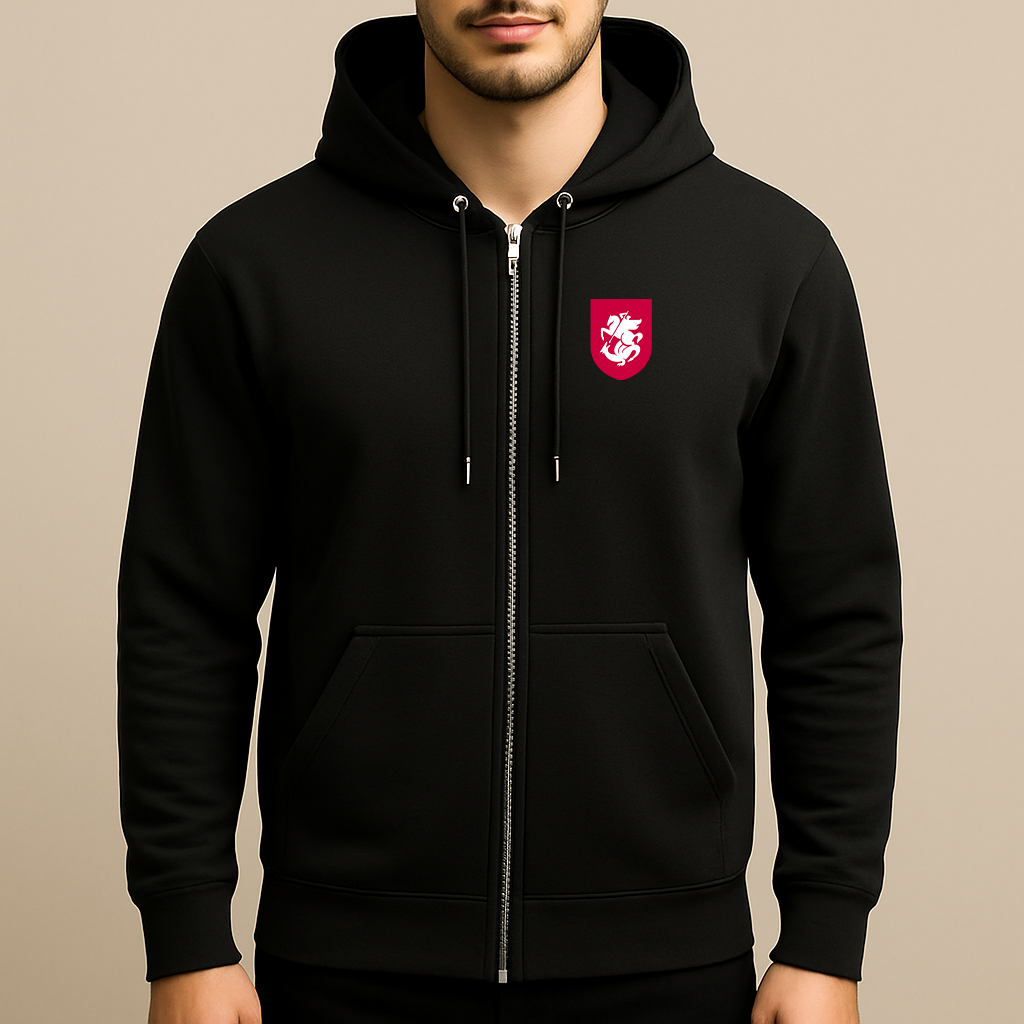Men's Georgia National Soccer Team Zipper Hoodie
