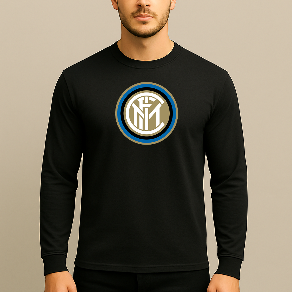 Men's Inter Milan Soccer Long Sleeve T-Shirt