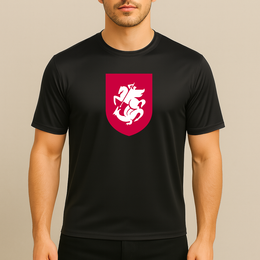 Men's Georgia National Soccer Team Polyester T-Shirt
