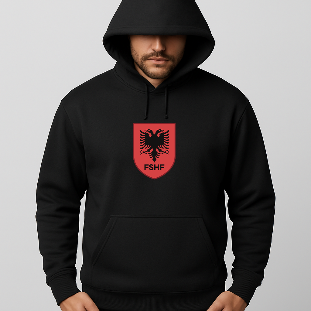 Men's Albania National Soccer Team Pullover Hoodie