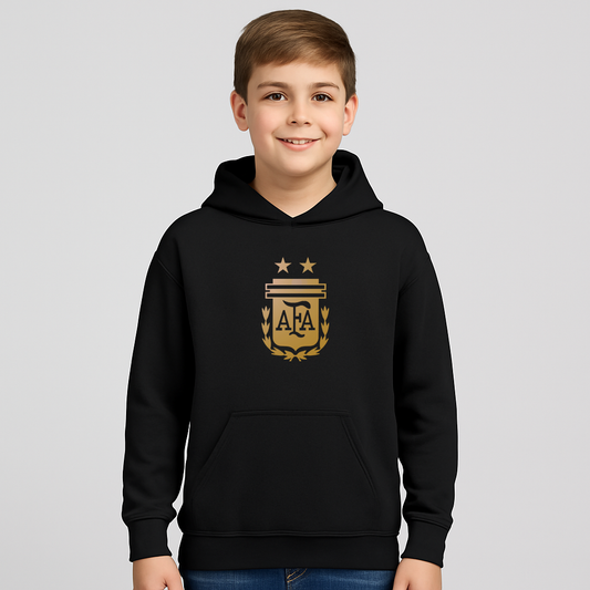 Youth Kids Argentina Soccer Pullover Hoodie