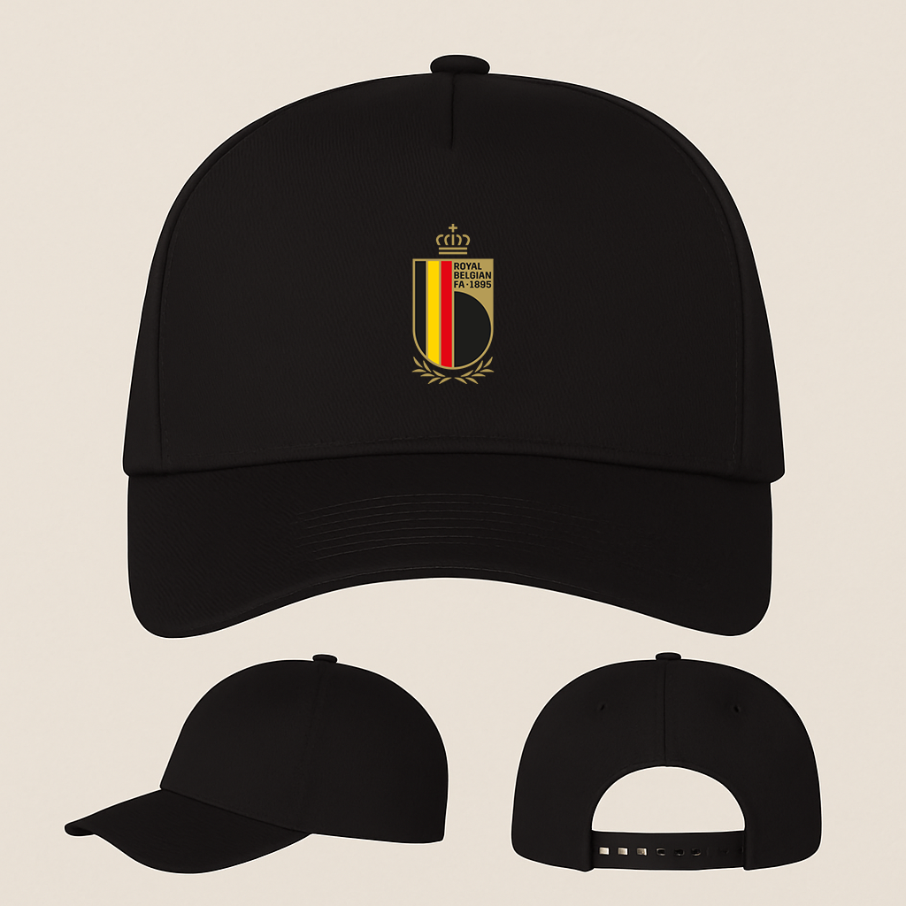 Belgium National Soccer Team Five Panel Twill Snapback Cap