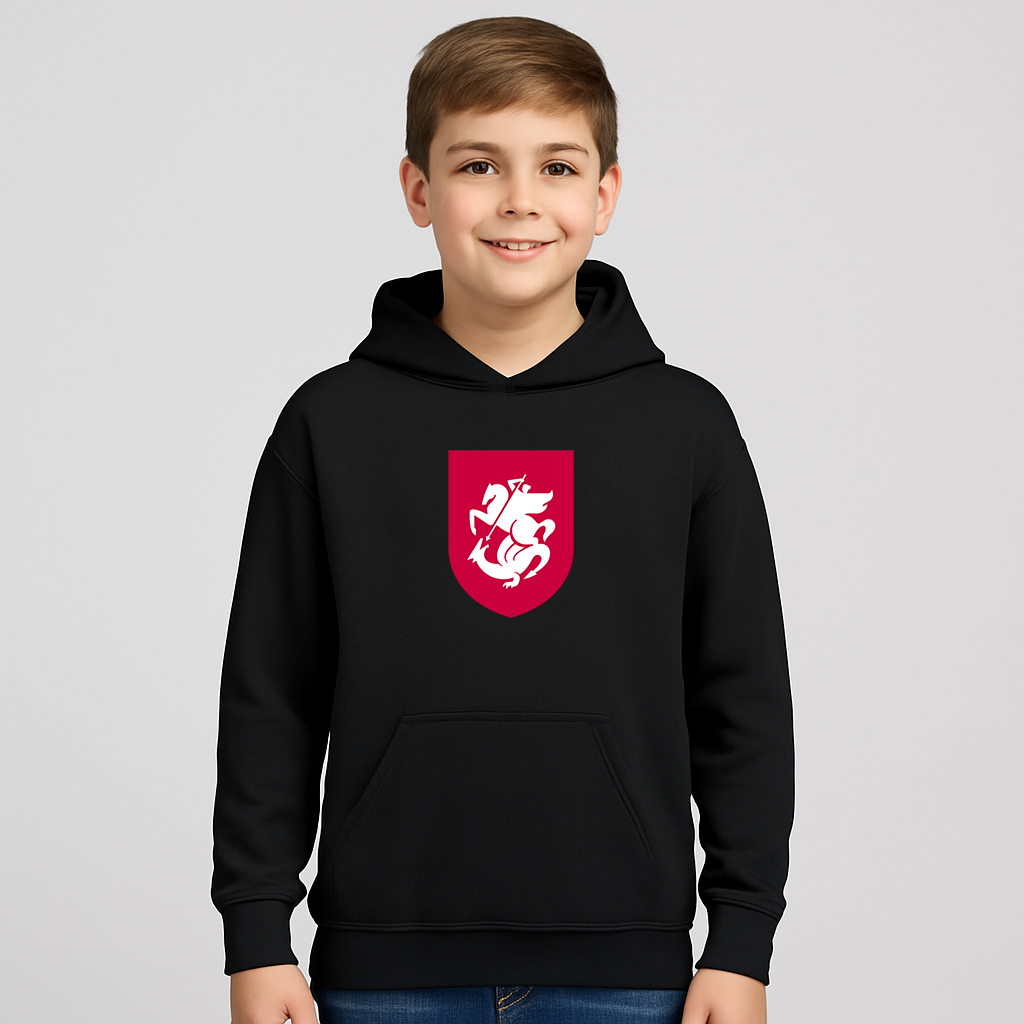 Youth Kids Georgia National Soccer Team Pullover Hoodie