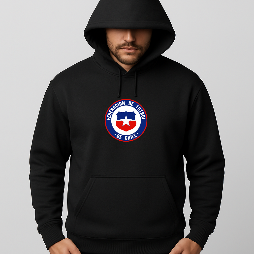 Men's Chile National Soccer Team Pullover Hoodie