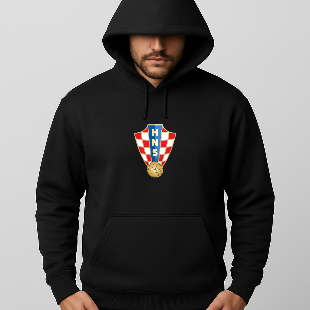 Men's Croatia National Soccer Team Pullover Hoodie