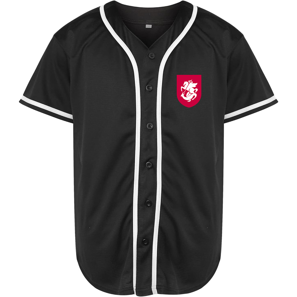 Men's Georgia National Soccer Team Baseball Jersey