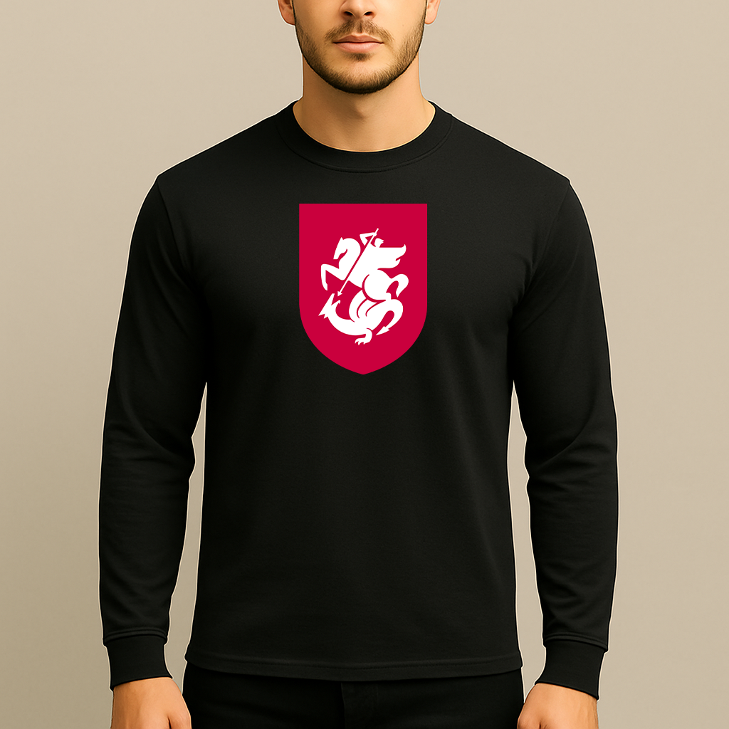 Men's Georgia National Soccer Team Long Sleeve T-Shirt
