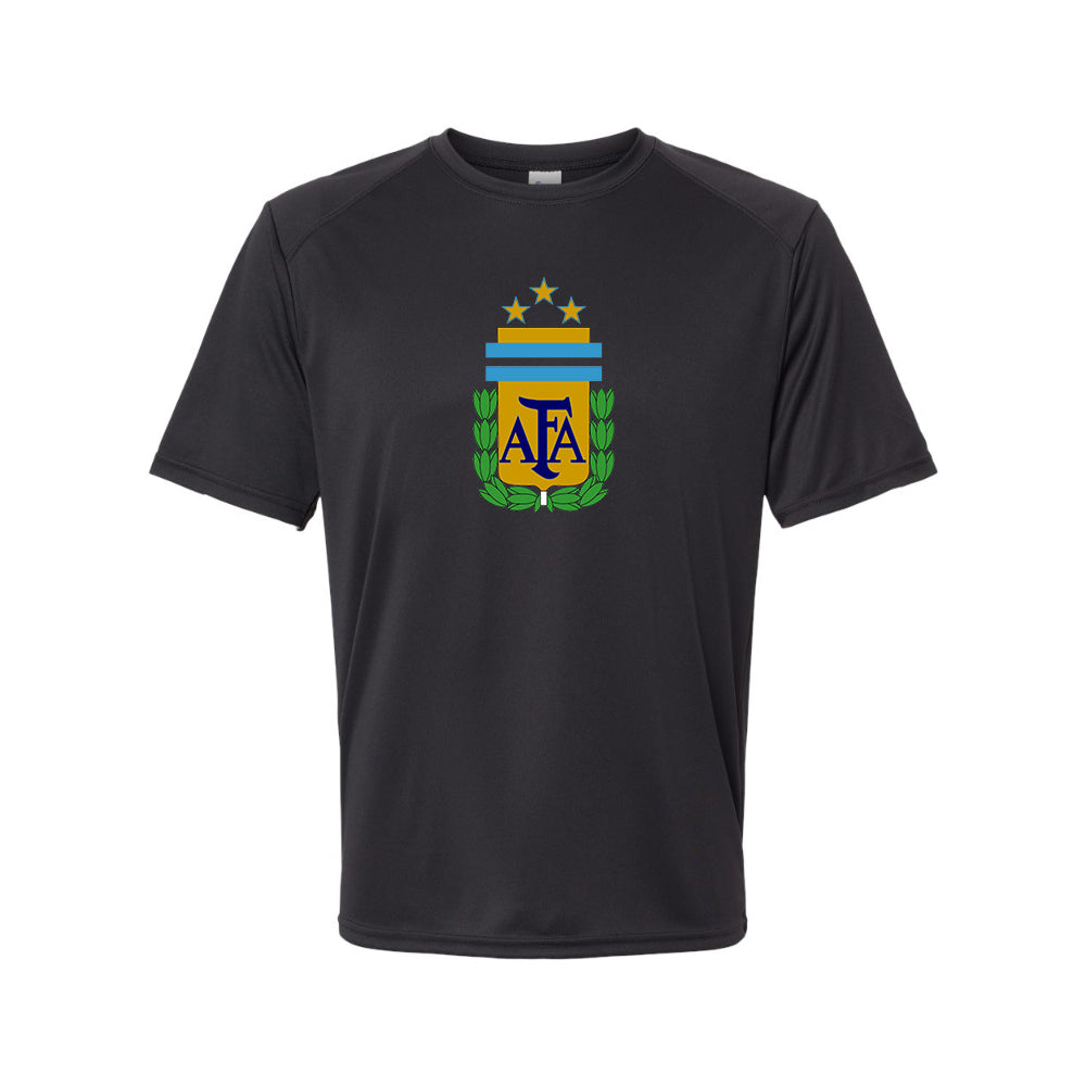 Youth Kids Argentina National Soccer Team Performance T-Shirt