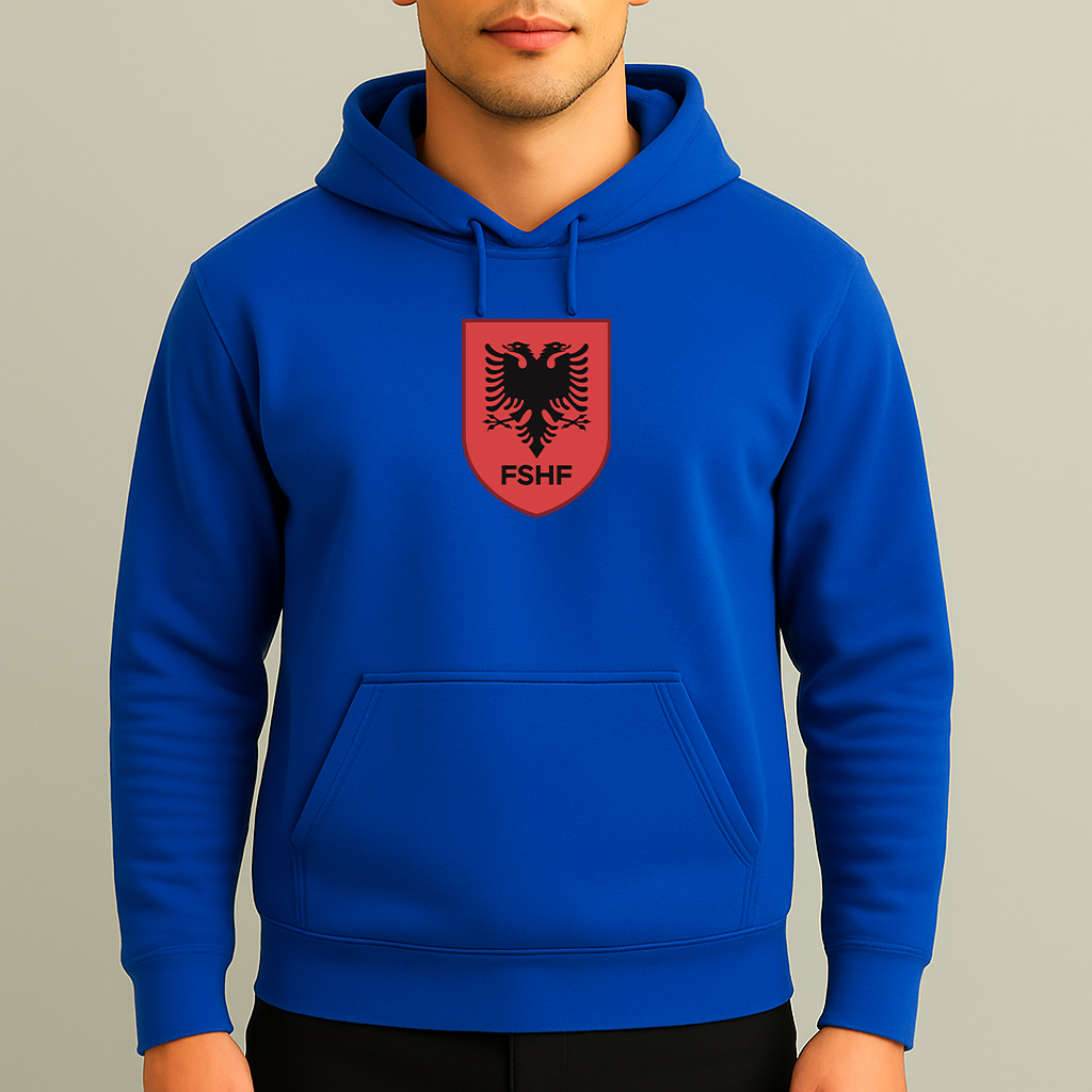 Men's Albania National Soccer Team Pullover Hoodie