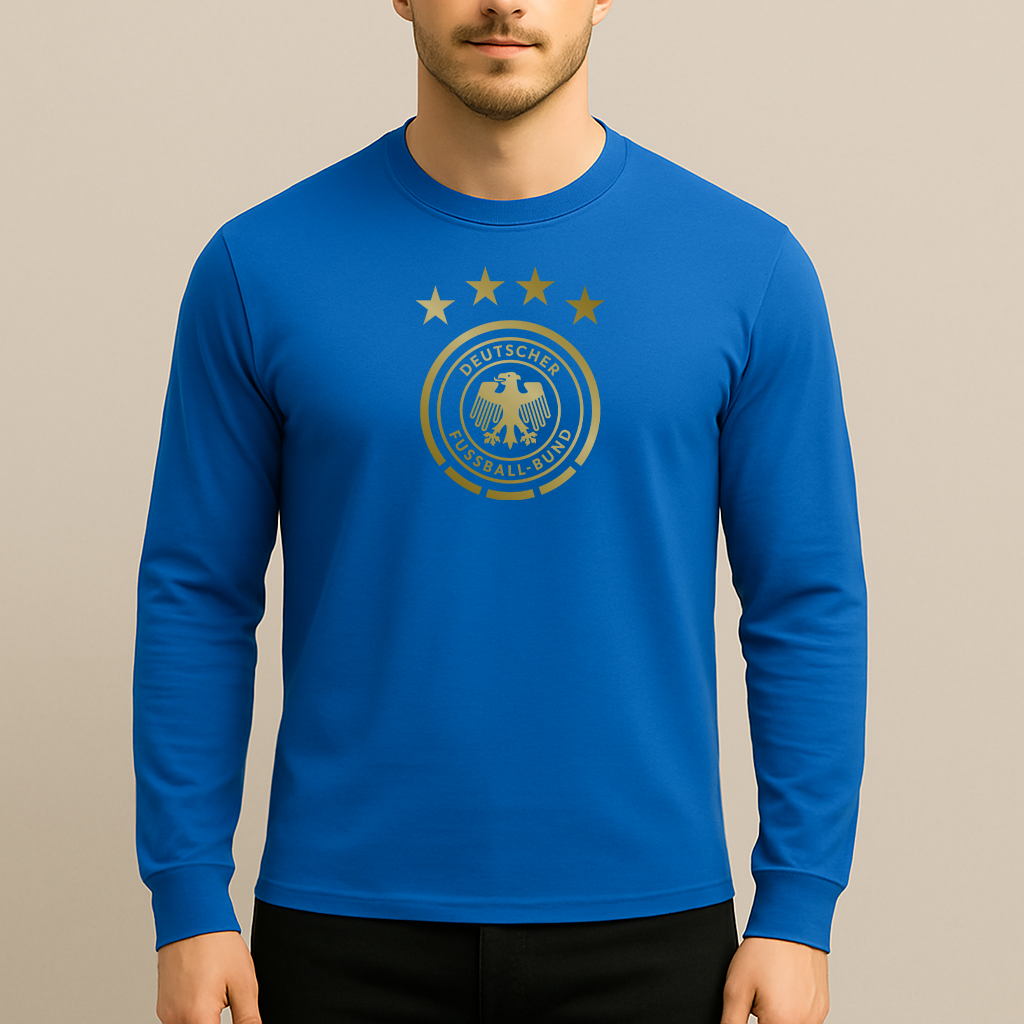 Men's Germany Soccer Long Sleeve T-Shirt