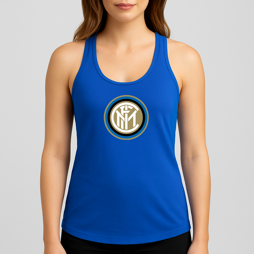 Women's Inter Milan Soccer Racerback Tank Top