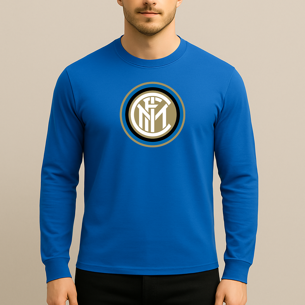 Men's Inter Milan Soccer Long Sleeve T-Shirt