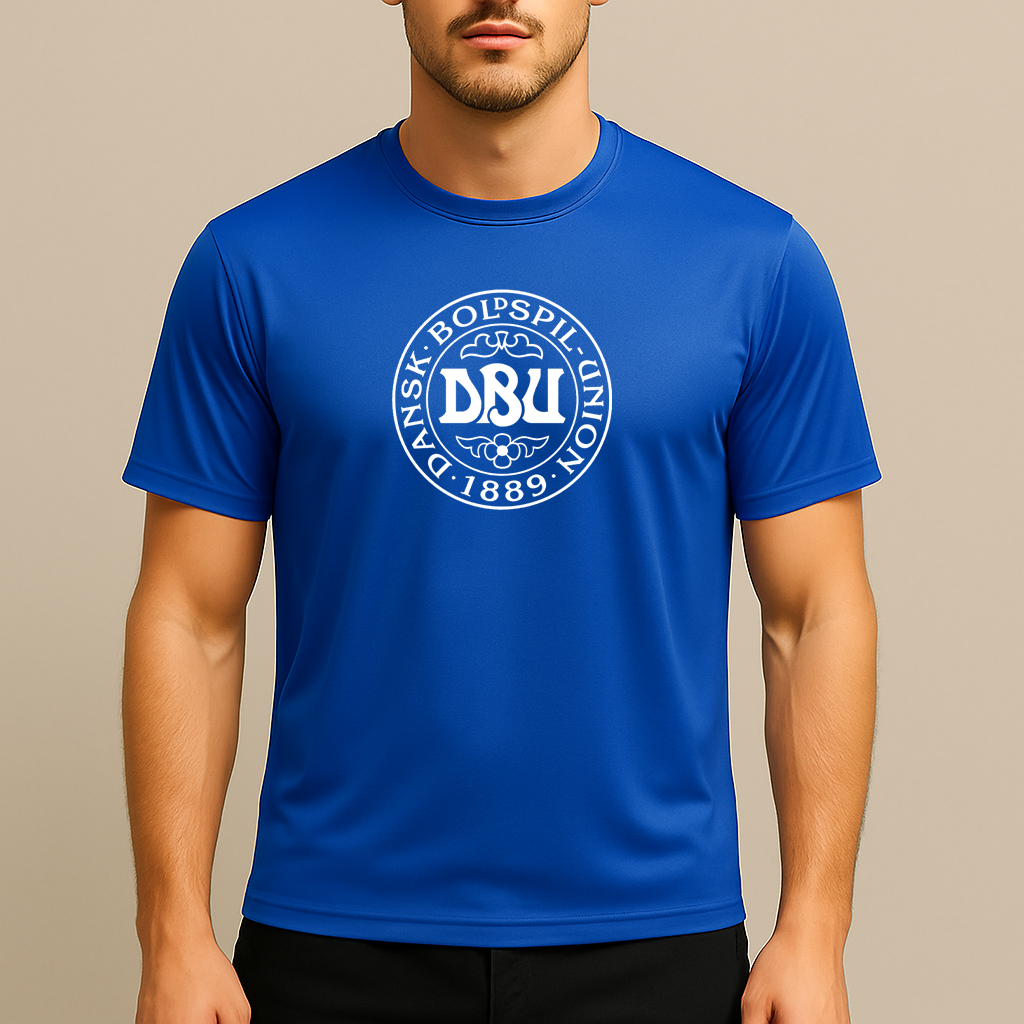 Men's Denmark Soccer Polyester T-Shirt