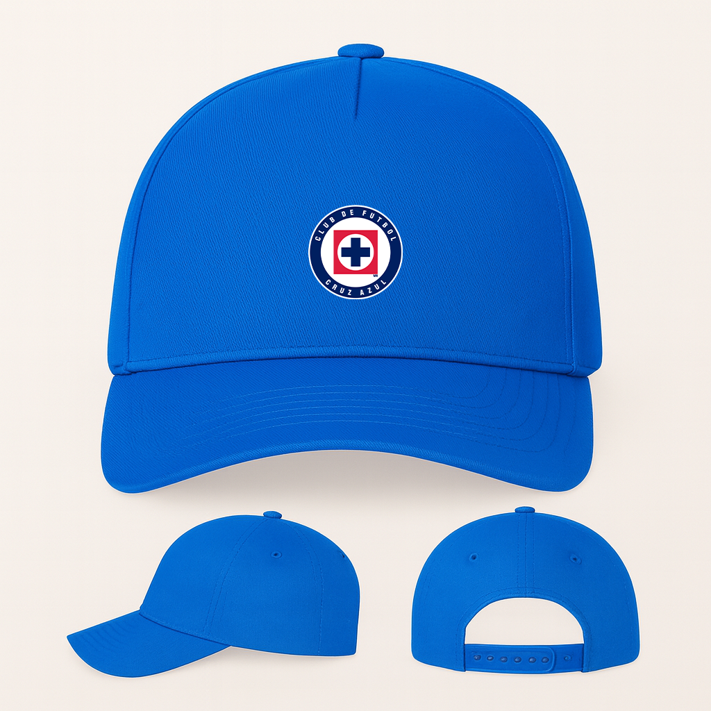 Cruz Azul Football Club Five Panel Twill Snapback Cap