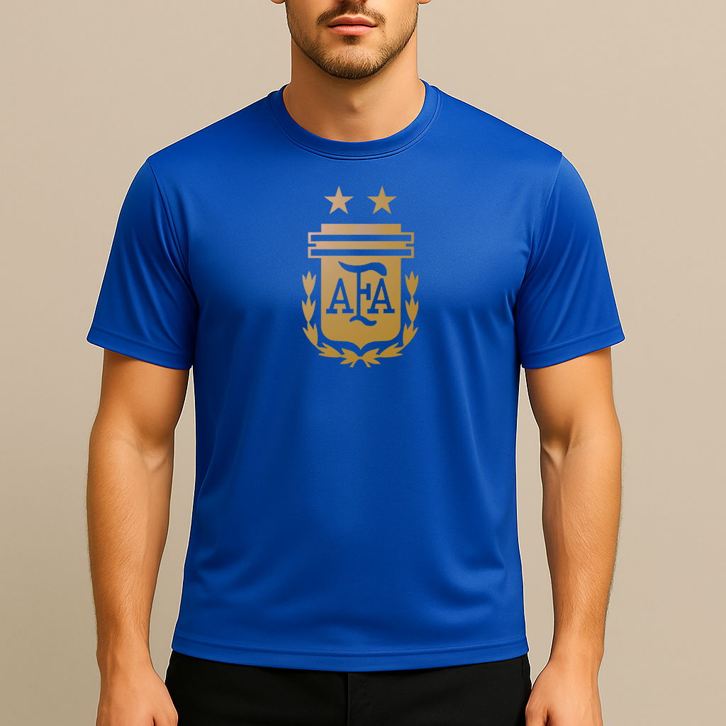 Men's Argentina Soccer Polyester T-Shirt