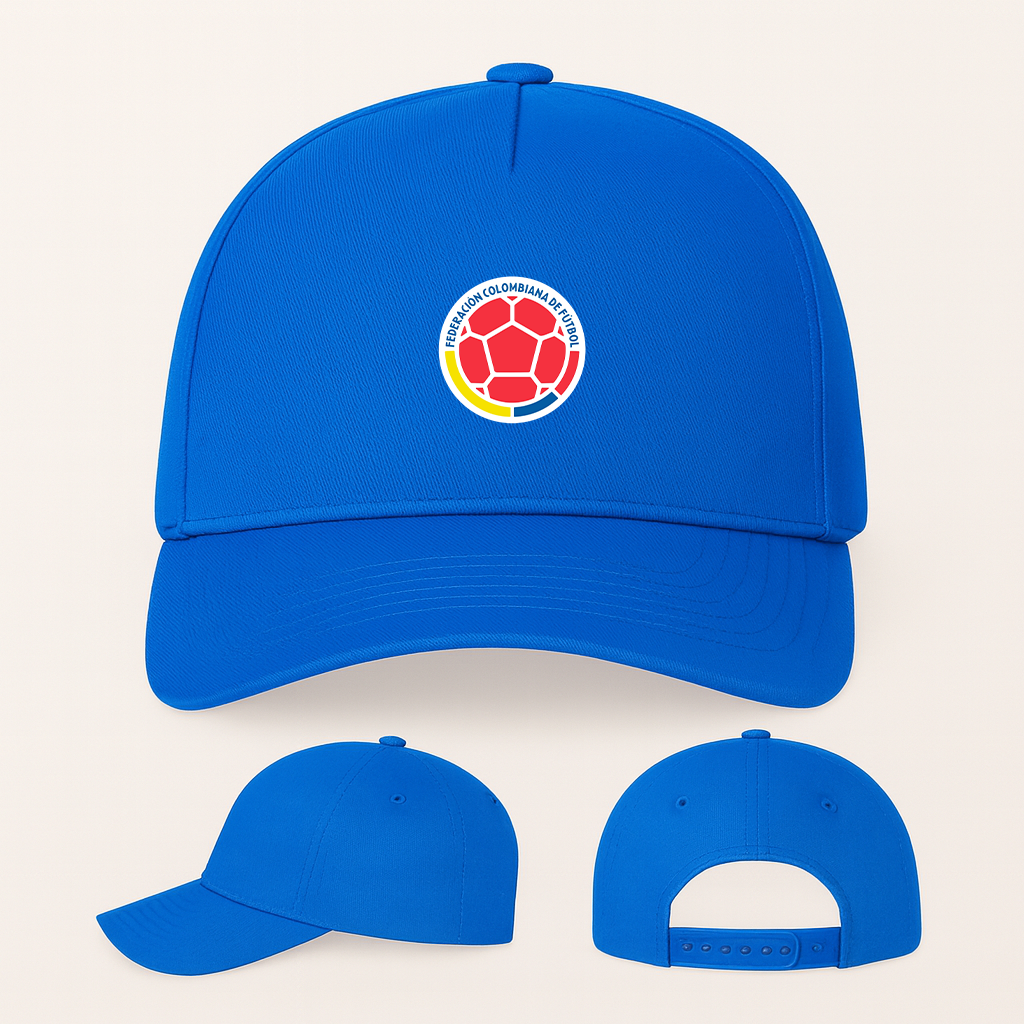 Colombia National Soccer Team Five Panel Twill Snapback Cap