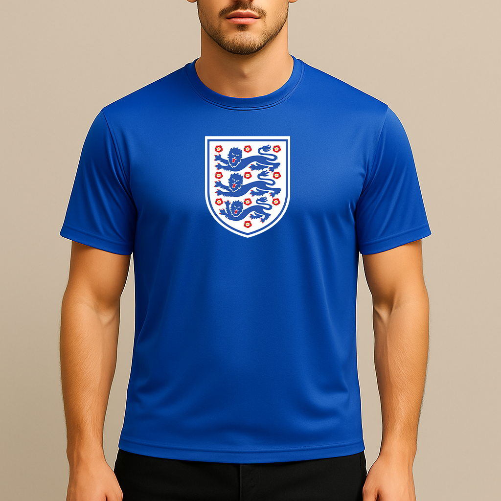 Men's England National Football Team Polyester T-Shirt