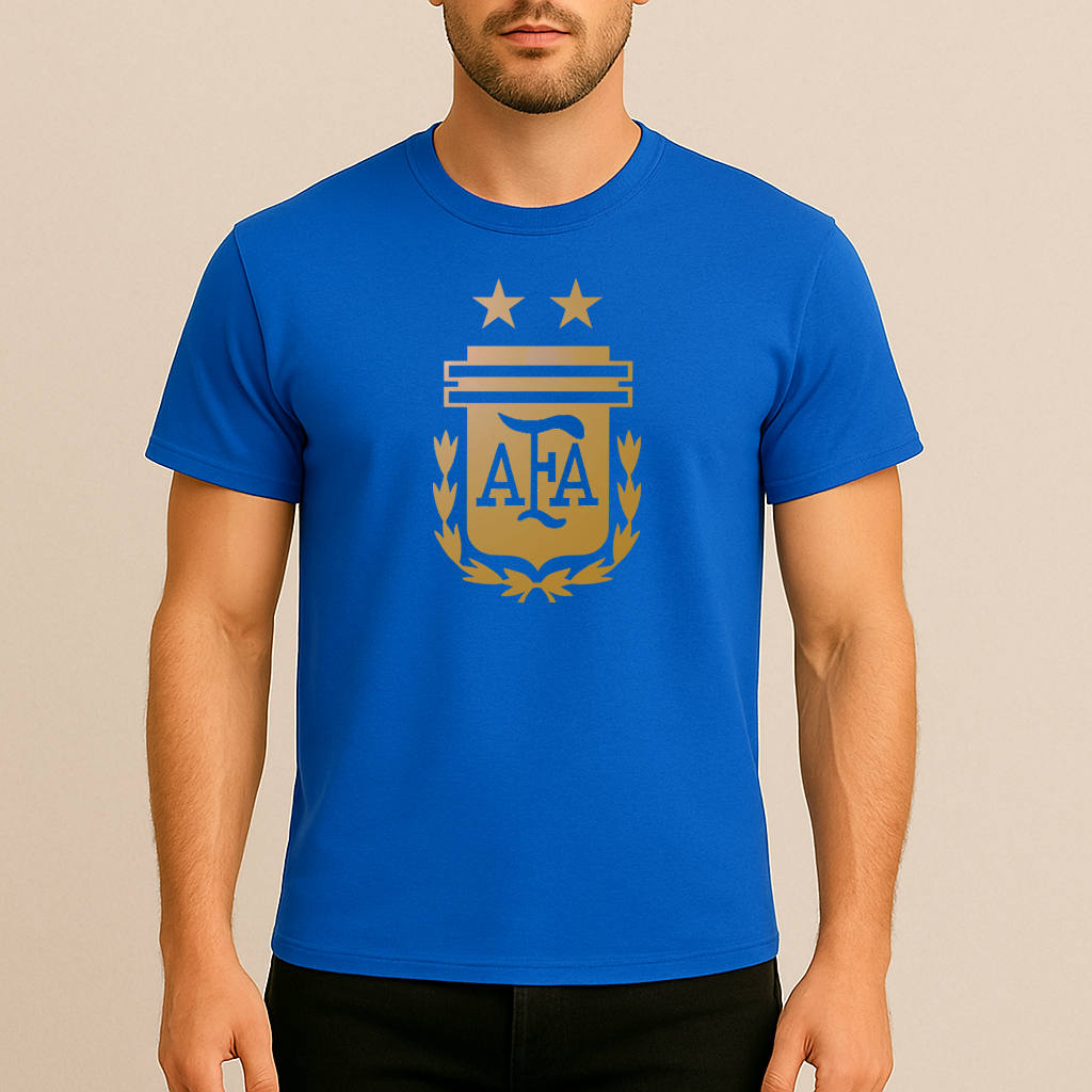Men's Argentina Soccer Cotton T-Shirt
