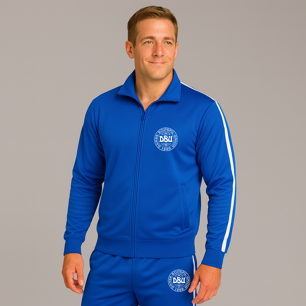 Men's Denmark Soccer Logo Dri-Fit TrackSuit