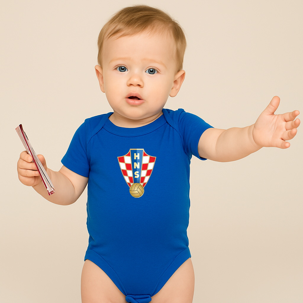 Croatia National Soccer Team Baby Romper Onesie