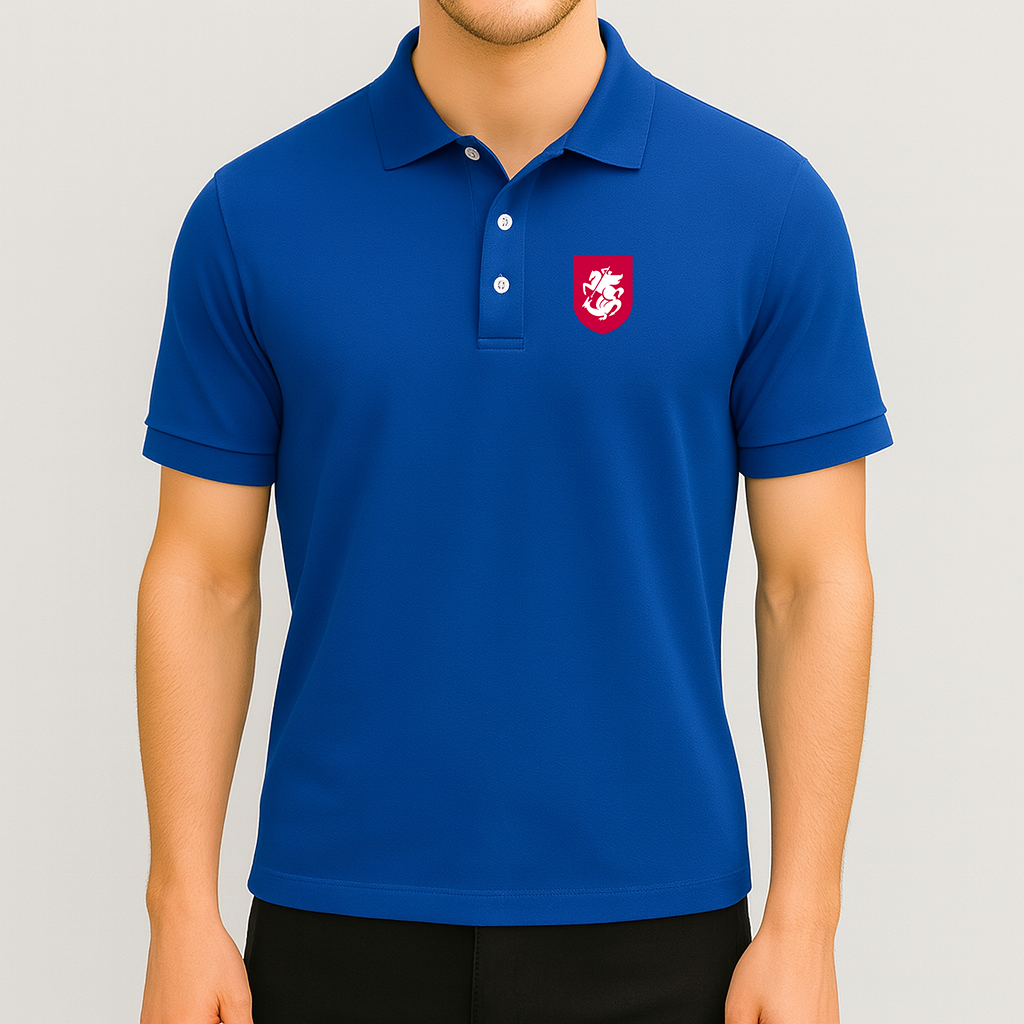 Men's Georgia National Soccer Team Dry Blend Polo