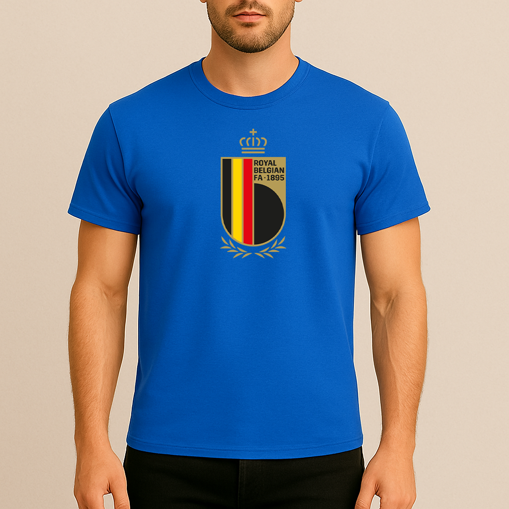 Men's Belgium National Soccer Team Cotton T-Shirt