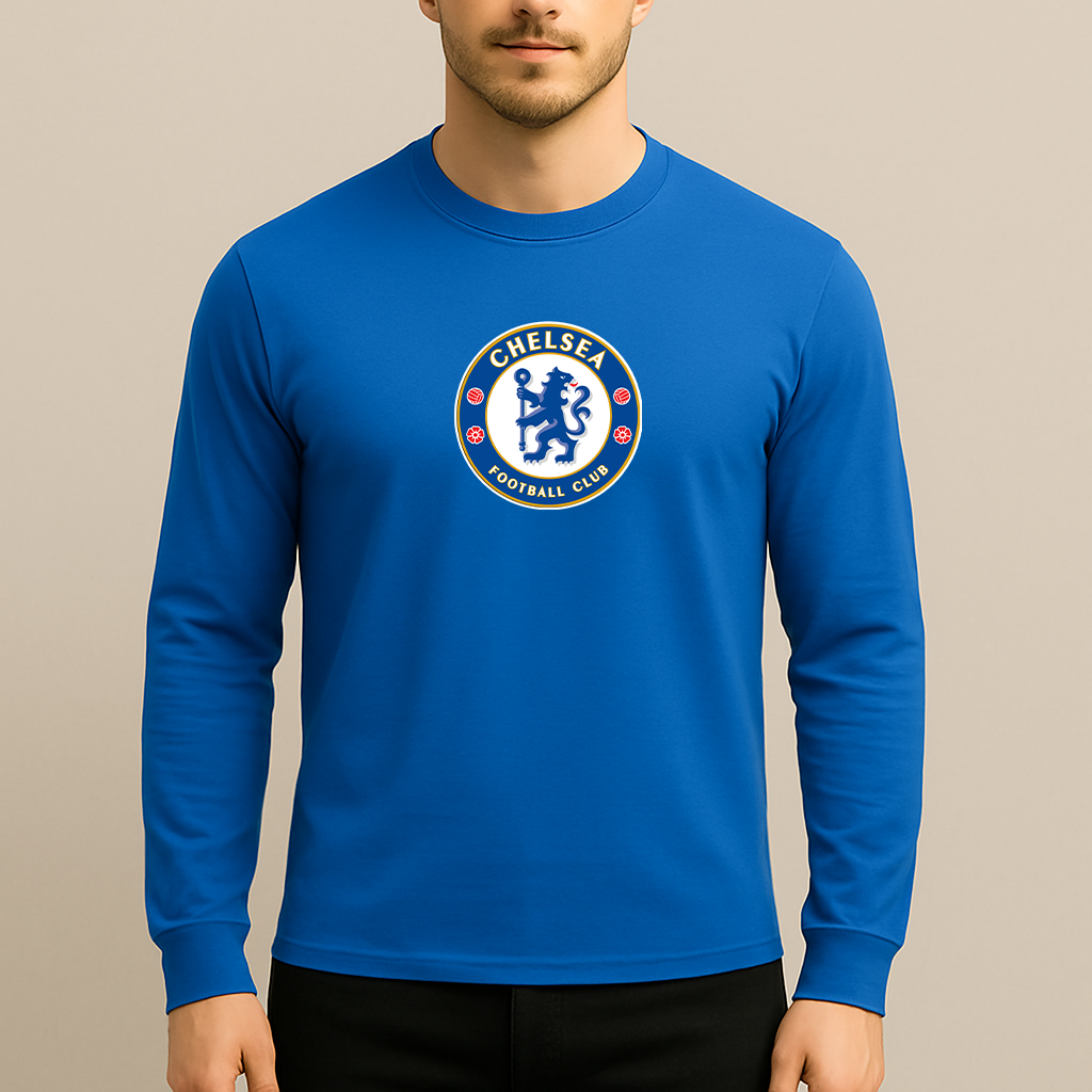 Men's Chelsea Soccer Long Sleeve T-Shirt