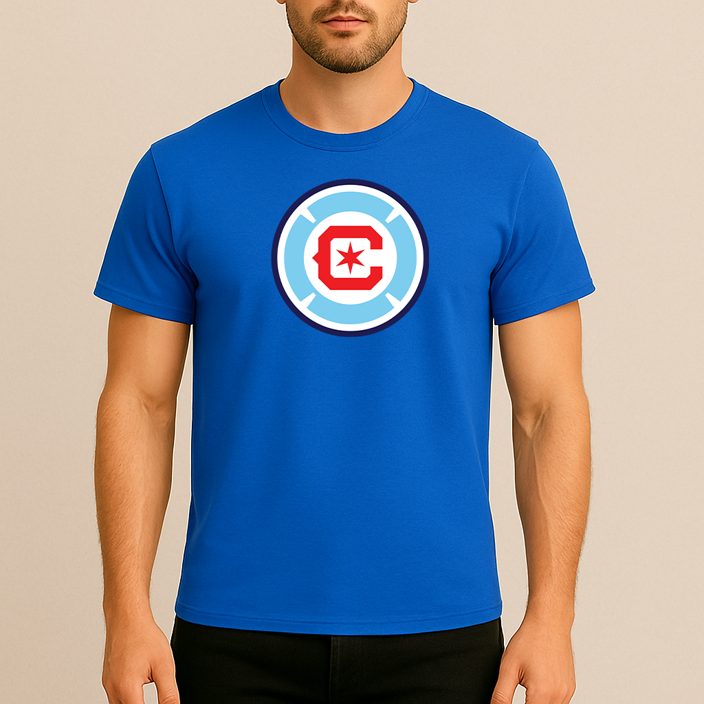 Men's Chicago Fire Soccer Cotton T-Shirt