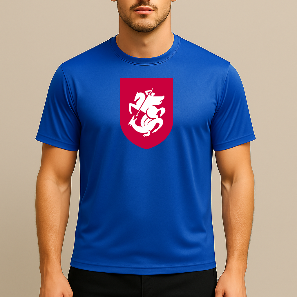 Men's Georgia National Soccer Team Polyester T-Shirt