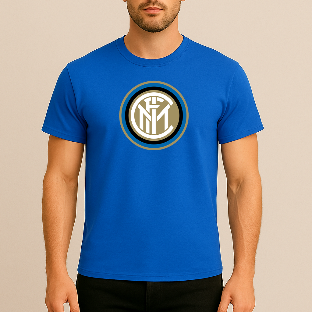 Men's Inter Milan Soccer Cotton T-Shirt