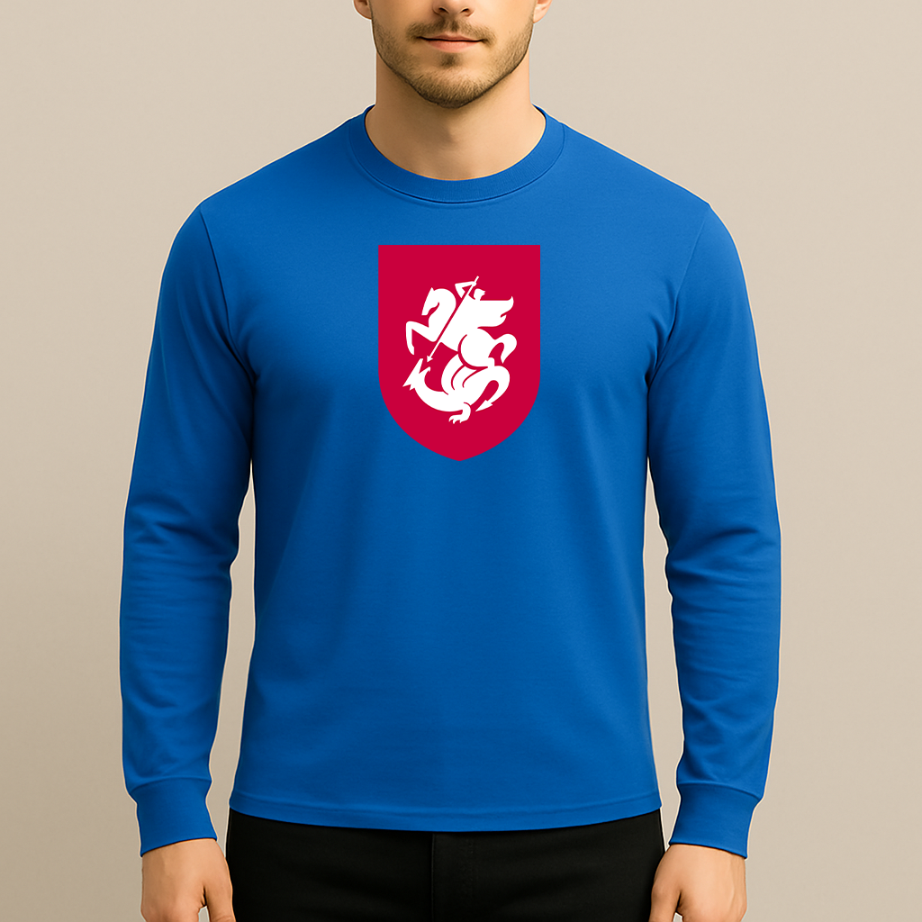 Men's Georgia National Soccer Team Long Sleeve T-Shirt