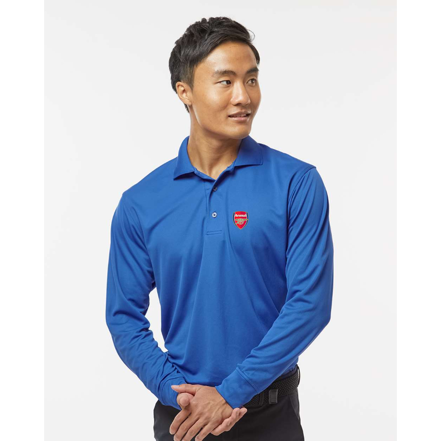 Men's Arsenal Soccer - Paragon - Prescott Long Sleeve Polo - 110