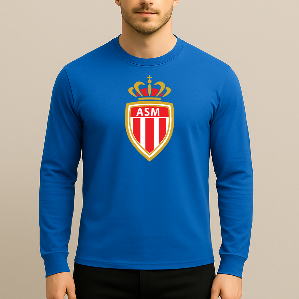Men's AS Monaco FC Long Sleeve T-Shirt