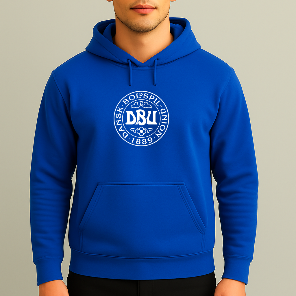 Men's Denmark Soccer Pullover Hoodie